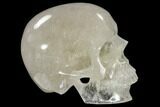 Realistic, Polished Quartz Crystal Skull #116361-1